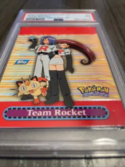 2000 Topps Pokemon TV Team Rocket Animation Ser 3 PSA 7 - Image 2