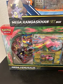 Lot of 2 Pokemon TCG Mega Venusaur ex Premium Collection + Mega Kangaskhan Boxes - Image 4
