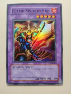 Flame Swordsman LOB-003 Super Rare LP - Image 1
