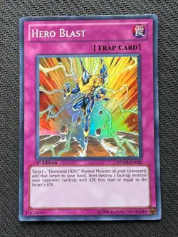 Yugioh Hero Blast 1st Edition Super Rare RYMP-EN032 NM - Image 1