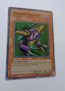 Cannon Soldier DB2-EN061 (Super Rare. Unlimited, Lightly Played / LP) Yugioh - Image 1