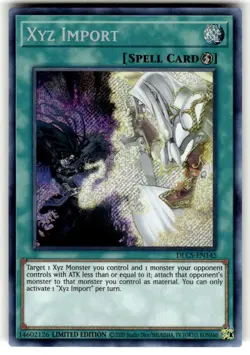 Xyz Import - Secret Rare Limited Edition DLCS-EN145 - NM - YuGiOh - Image 1