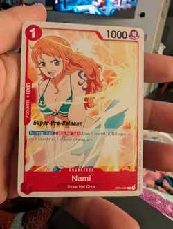 One Piece Nami ST01-007 Starter Deck 1: Straw Hat Crew Regular - Image 1