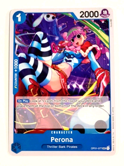 Perona - OP01-077 UC - Uncommon - Romance Dawn - English - One Piece_2 - Image 1