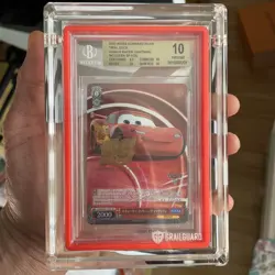 lightning mcqueen genius cars pxr s94-t45 sp bgs 10 weiss schwarz pixar disney - Image 4
