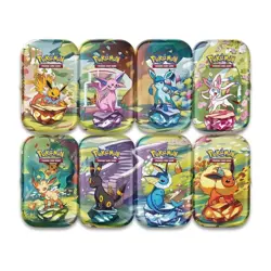 Pokemon Scarlet & Violet Prismatic Evolutions Mini Tin - Randomly Selected NEW - Image 1