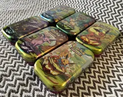 6 Pokemon TCG: Scarlet & Violet Prismatic Evolutions Mini Tins - Factory Sealed - Image 2
