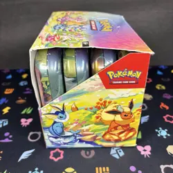 Prismatic Evolutions Mini Tin Display Pokemon TCG Scarlet & Violet Eeveelutions - Image 3