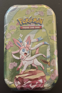 Pokemon TCG Prismatic Evolutions Scarlet & Violet Mini Tin Sylveon NEW SEALED - Image 1