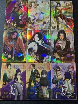 One Piece Set of 9 Collectible Character Anime SSR Cards CCG Boa Hancock K10 - Image 1