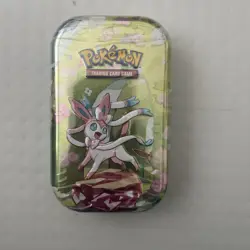 Pokemon TCG Scarlet & Violet Prismatic Evolutions Mini Tin Sealed Sylveon New - Image 1