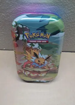 Pokemon TCG - Scarlet & Violet Prismatic Evolutions Mini Tin - Jolteon New 2025 - Image 2