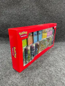 POKEMON Scarlet & Violet: Prismatic Evolutions 8 Mini Tins, Sealed Box is Worn - Image 2