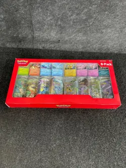 POKEMON Scarlet & Violet: Prismatic Evolutions Mini Tin 8-Pack Sealed, Box Wear - Image 1