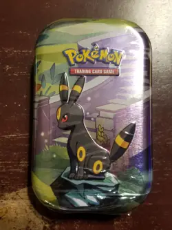 POKEMON TCG SCARLET & VIOLET PRISMATIC EVOLUTIONS MINI TIN X8 FULL ART SET *NEW* - Image 2