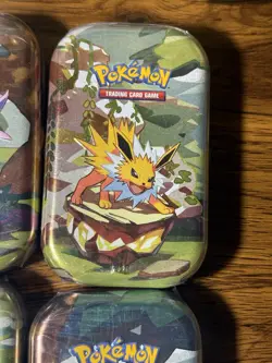 Pokemon Scarlet Violet Prismatic Evolutions Mini Tin LOT Bundle Set 4 New Sealed - Image 5