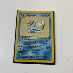 Vaporeon Holo Rare 12/64 Jungle Set Pokemon Card WOTC Unlimited 1999 Wotc - Image 5