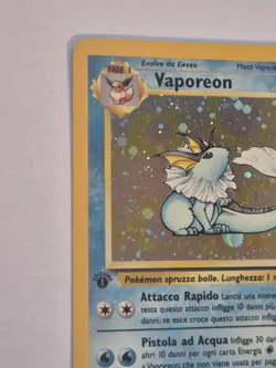 1st Edition Vaporeon 12/64 Holo Rare Jungle Set Pokemon Card 1999 WOTC Italian - Image 2