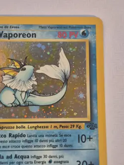 1st Edition Vaporeon 12/64 Holo Rare Jungle Set Pokemon Card 1999 WOTC Italian - Image 3