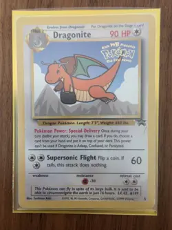 Dragonite 5 Promo First Movie WOTC Black Star - Pokemon Card LP - - Image 5