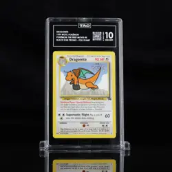 Dragonite #5 - Pokemon Movie Black Star Promo WOTC 1999, TAG GEM MT 10 POP 5 - Image 1
