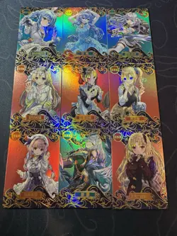 Goddess Story Gorgeous Senorita 9 x Waifu Anime Collectible Doujin SSR Cards - Image 1