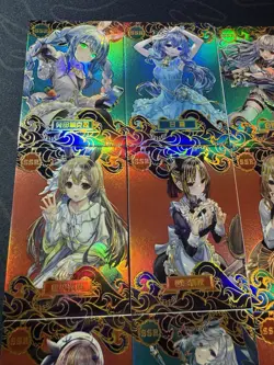 Goddess Story Gorgeous Senorita 9 x Waifu Anime Collectible Doujin SSR Cards - Image 2