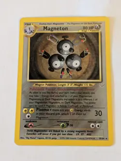 Magneton - 10/64 - Pokemon Neo Revelation Unlimited Holo Rare Card LP - Image 1