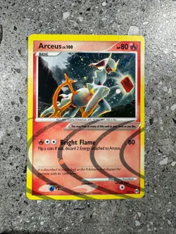 Pokemon TCG Cards Arceus AR3 Platinum Arceus Secret Rare Holo - Image 1