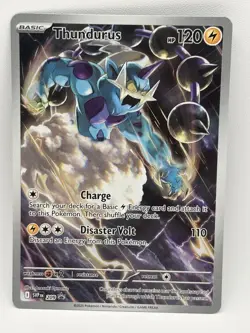 Thundurus 209 Black Star Promo Holo SV: Scarlet & Violet Promo Cards NM - Image 1