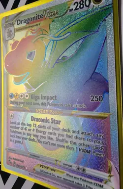Pokemon GO TCG - Dragonite VSTAR 081/078 Holo Secret Rare - - Image 3