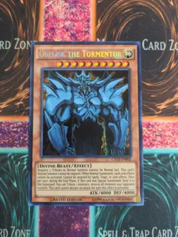Yu-Gi-Oh! Obelisk the Tormentor CT13-EN002 Limited Secret Rare NM a1/ - Image 1