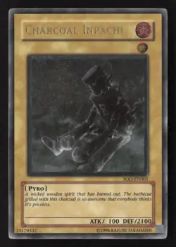 Charcoal Inpachi (UTR) Ultimate Rare Soul of the Duelist SOD-EN001 NM - Image 1