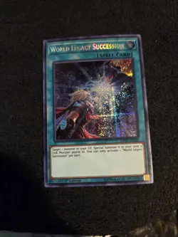 MP19-EN038 - World Legacy Succession PSCR NM 1st Edition Yugioh - Image 1
