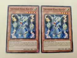 2x Thunder King Rai-Oh RYMP-EN074 1st Edition LP - Image 1