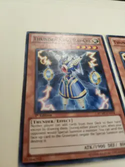 2x Thunder King Rai-Oh RYMP-EN074 1st Edition LP - Image 2