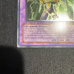 Yugioh Elemental Hero Thunder Giant TLM-EN036 Ultimate Rare 1st Edition NM - Image 3