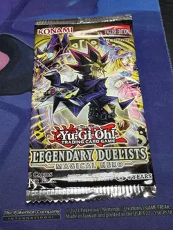 Yugioh TCG! SEALED Legendary Duelists Magical Hero 1st Edition Booster Pack - Image 1