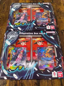 ONE PIECE Card Game Illustration Box Vol. 6 English Factory Sealed (Set of 2) - Image 1