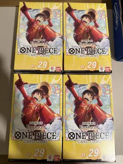 ONE PIECE ENGLISH TCG: Starter Deck ST-29 X 4 (NO PROMO PACK) - Image 1