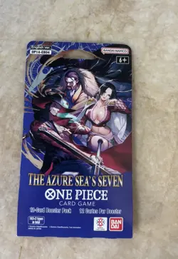 One Piece OP14 Sleeved Booster Pack The Azure Seas Seven English Sea’s - Image 1