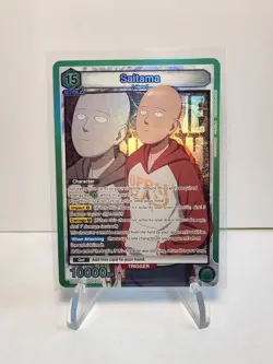 Union Arena One Punch Man Saitama SR Holo #OPM-1-062 English - Image 1