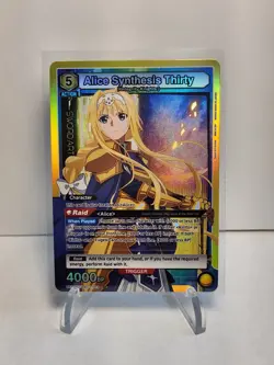 Union Arena Sword Art Online Alice Synthesis Thirty SR #UE07BT/SAO-1-013 - Image 1