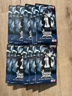 Union Arena Solo Leveling Sleeved Booster Pack English 10 Pack Lot - Image 1