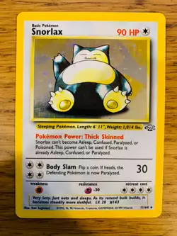 Snorlax (11/64) Holo Jungle Set Pokemon Card! FAST & FREE P&P! - Image 1