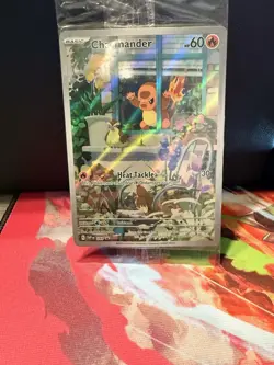 Pokemon TCG Charmander Obsidian Flames #044 Black Star Promo Card, Sealed - Image 1