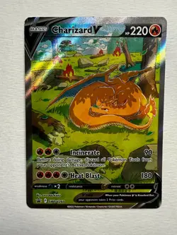Charizard V SWSH260 Black Star Promo Holo Pokemon Card LP See Photos 🔥 - Image 1