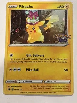 Pikachu SWSH234 SWSH: Sword & Shield Promo Cards Holo Pokemon TCG NM Awesome 🔥 - Image 1