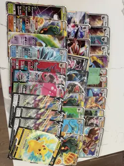 Pokemon Jumbo Card Lot English Lucario Pikachu Greninja Blastoise 152 Cards - Image 2