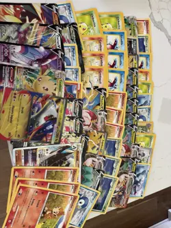Pokemon Jumbo Card Lot English Lucario Pikachu Greninja Blastoise 152 Cards - Image 3